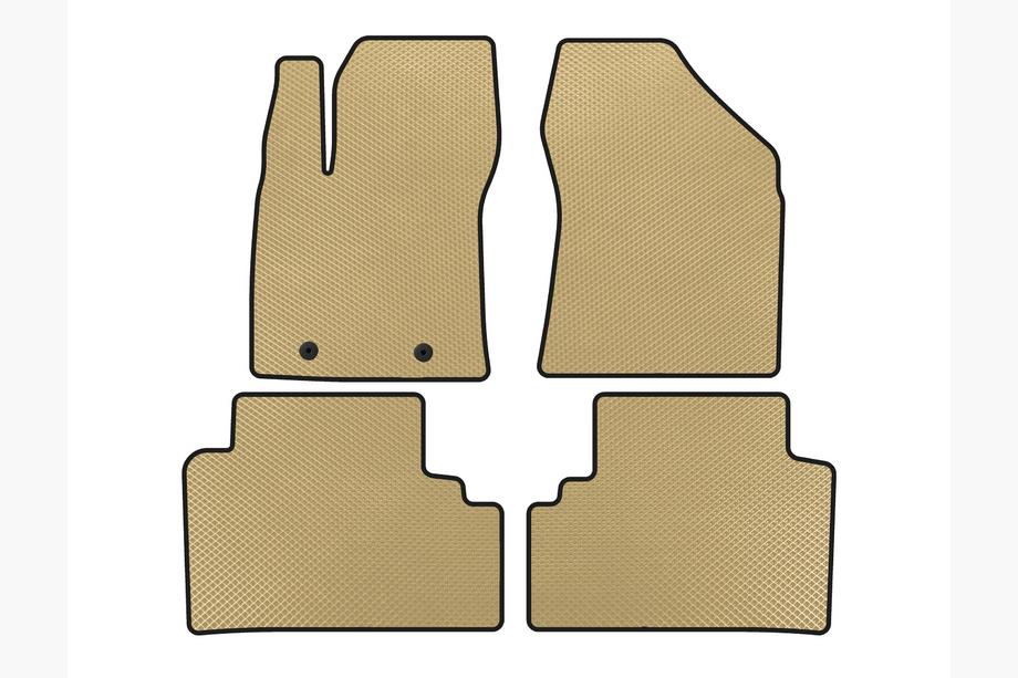 Toyota Avensis 2009–2018 EVA-bilmattor (SD, Beige) Image