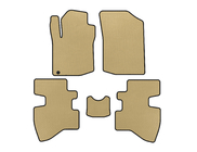 Toyota Aygo 2007–2014 EVA-mattor (2007-2009, HB, 3-dörrars, Beige) foto 1