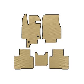 EVA-golvmattor (2 rader, 7-sits, beige)