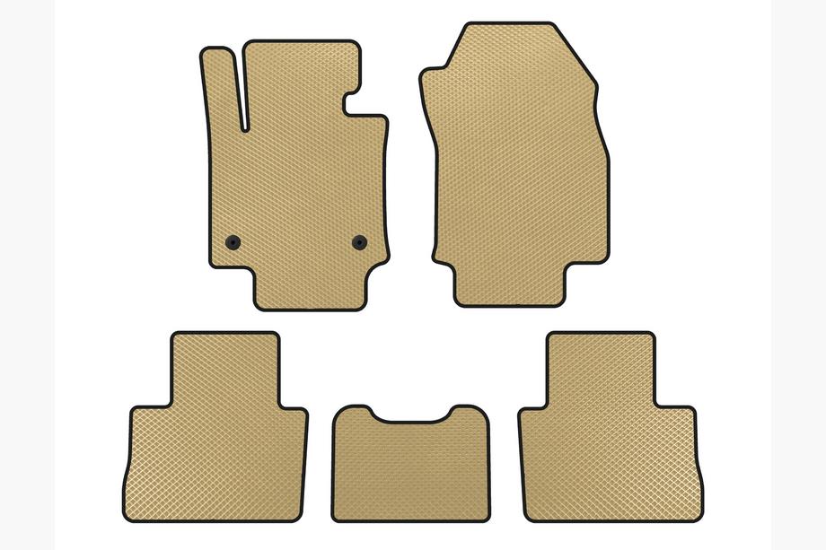 Toyota Rav 4 2019–2025 EVA bilmattor (Beige) Image