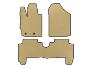 Toyota Yaris 2006–2011 EVA bilmattor (HB, 5-dörrars, beige) foto 1