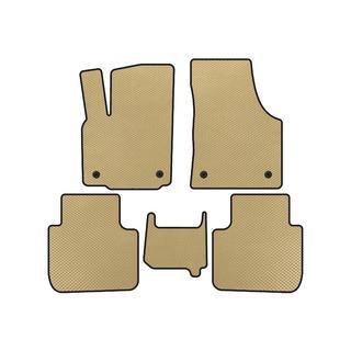EVA-golvmattor (2 rader, 7-sits, beige)