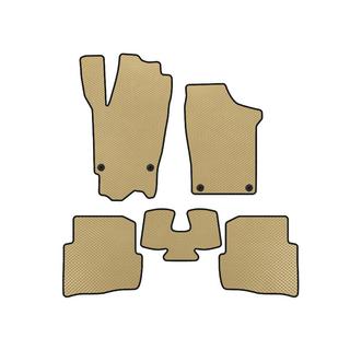 EVA-golvmattor (HB, 3-dörrars, beige)
