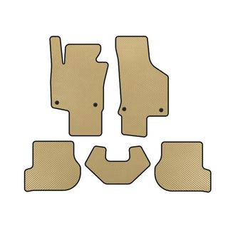 EVA-golvmattor (HB, 3-dörrars, beige)