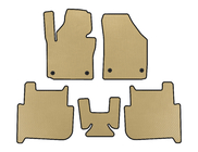 Volkswagen Touran 2003–2010 EVA bilmattor (2 rader, 2006-2010, 7-sits, beige) foto 1