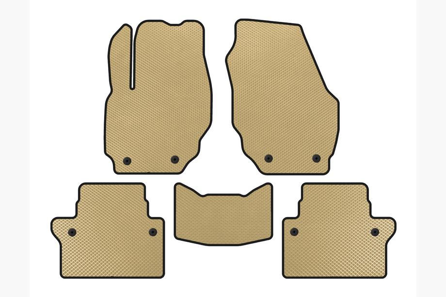 Volvo S80 2006–2016 EVA bilmattor (Beige) Image