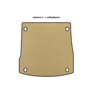 EVA V-1 bagagerumsmatta (med subwoofer, Beige)