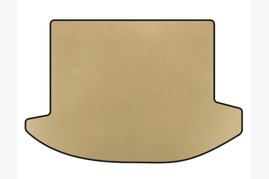 Kia Carens 1999–2012 EVA bagagerumsmatta (2006-2012, 2 rader, 7-sits, beige) Image