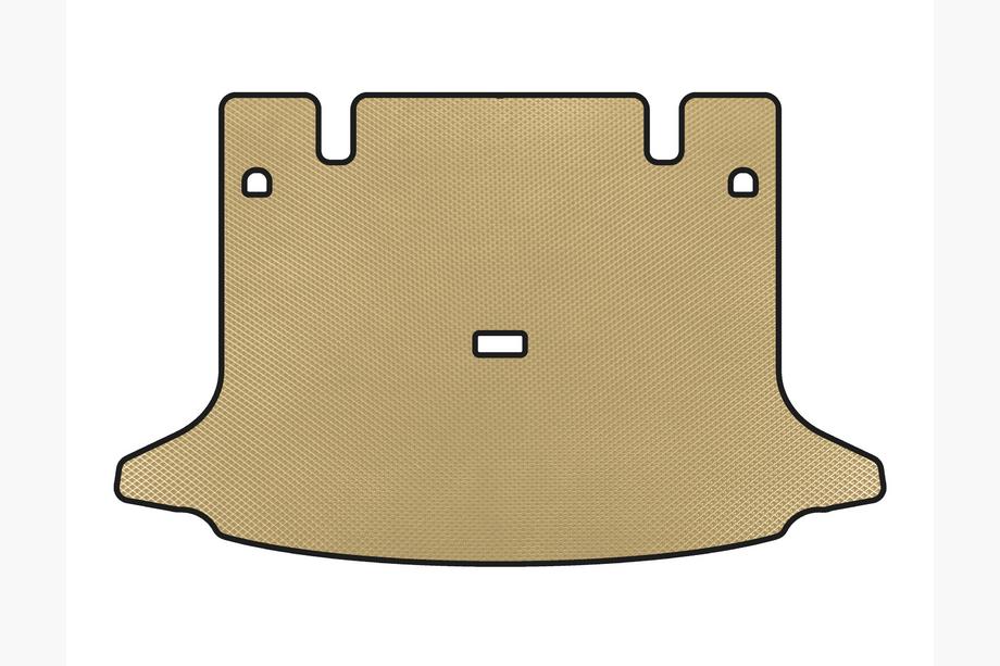 Dacia Logan I 2005–2008 Bagagerumsmatta (SW, 7-sits, beige) Image