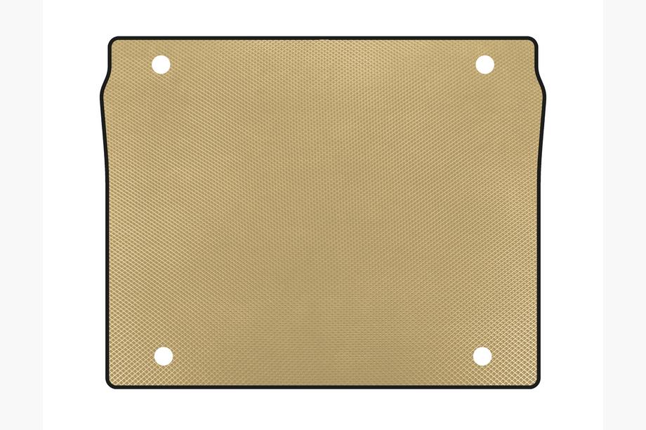 Fiat Doblo II 2010–2022 Bagagerumsmatta (5-sits/kort hjulbas, beige) Image