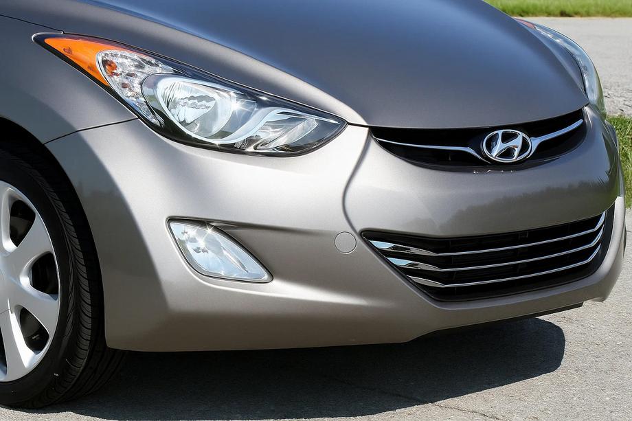 Hyundai Elantra (MD/UD) 2011–2015 Grillister (3 st, rostfritt stål) Image