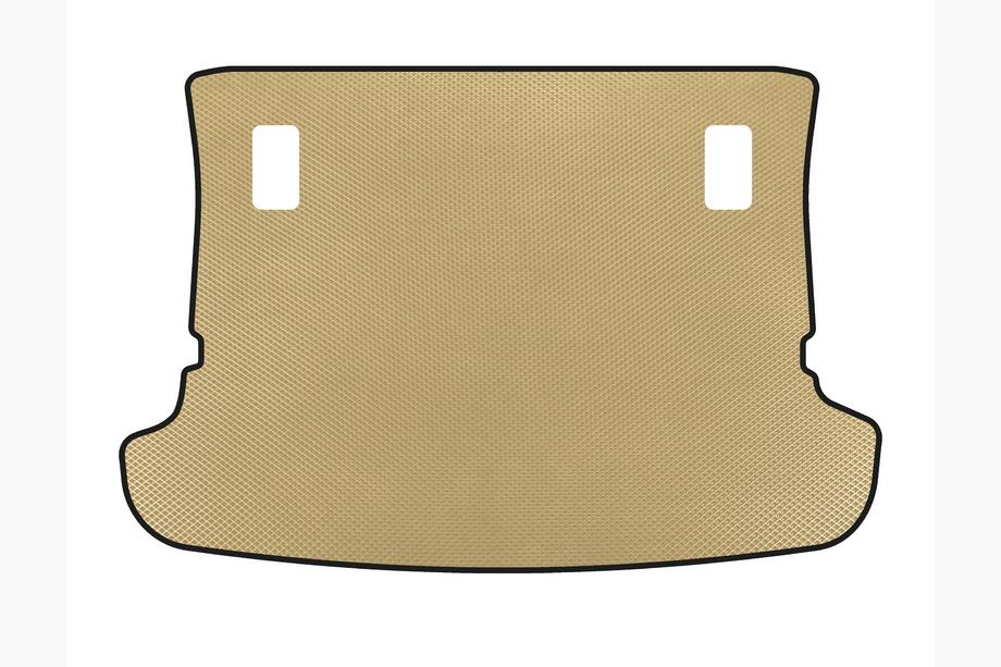 Toyota Corolla Verso 2004–2009 EVA-bagagerumsmatta (7-sits, beige) Image