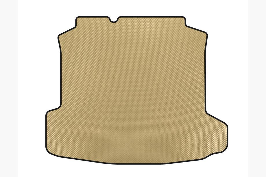 Volkswagen Polo 2010–2017 Bagagerumsmatta (SD, Beige) Image