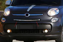 Fiat 500/500L 2013–2022 Grillister (popstar, rostfritt stål) foto 8