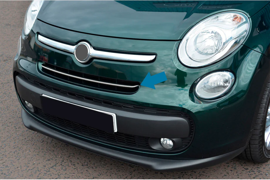 Fiat 500/500L 2013–2022 Grillister (popstar, rostfritt stål) Image
