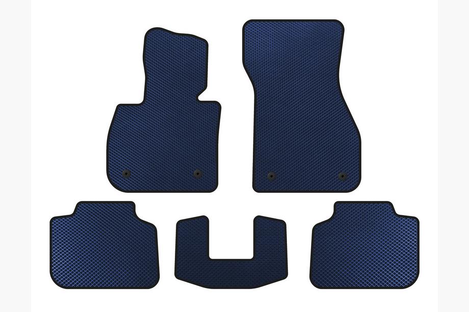 BMW X1 F48 2015–2022 EVA-bilmattor (Blå) Image