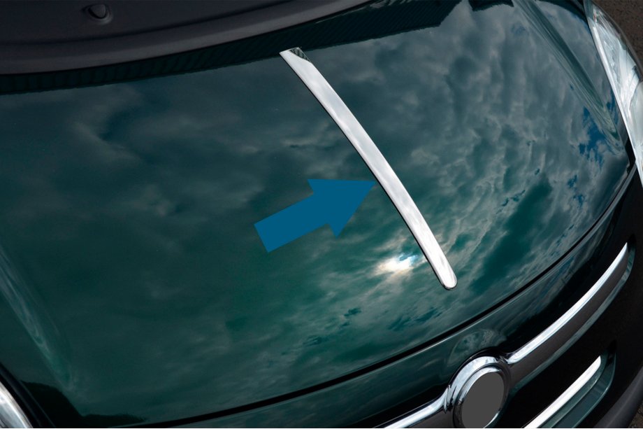 Fiat 500/500L 2013–2022 Motorhuvlist (rostfritt stål) Image
