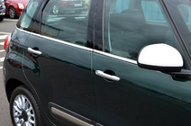 Fiat 500/500L 2013–2022 Fönsterlister (6 st, rostfritt stål) foto 1