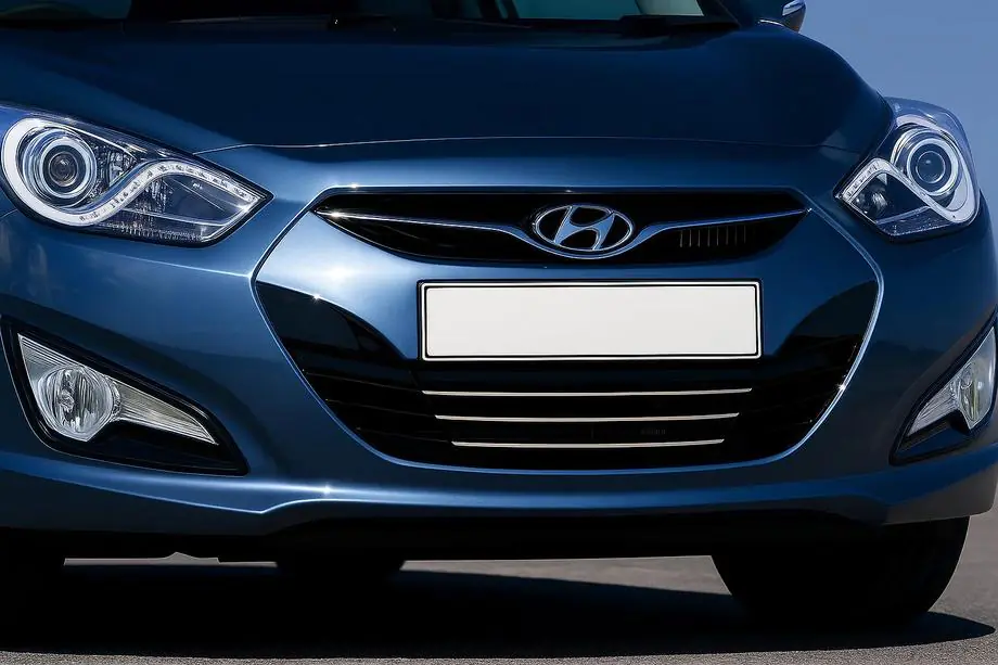 Hyundai I-40 2011–2019 Grillister (3 st, rostfritt stål) Image