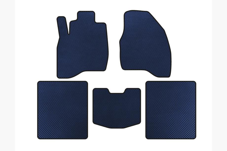 Ford Explorer 2011–2019 EVA bilmattor (2015-2019, 5-sits, blå) Image