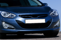 Hyundai I-40 2011–2019 Kromlister för dimljus (2 st, rostfritt) foto 1