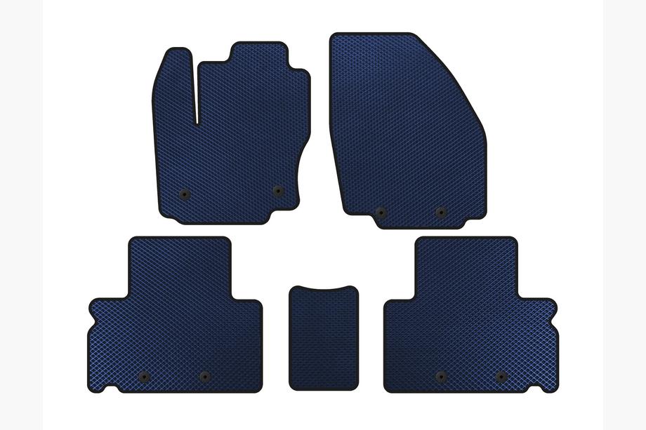 Ford S-Max 2007–2014 EVA-bilmattor (Blå) Image