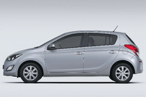 Hyundai I-20 2012–2014 Dörrhandtagskåpor (4 st, rostfritt stål) foto 1