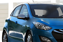 Hyundai I-30 2012–2017 Spegelkåpor utan blinkers (2 st, rostfritt stål) foto 1