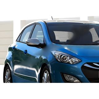 Spegelkåpor utan blinkers (2 st, rostfritt stål) Hyundai I-30 2012–2017 foto 1