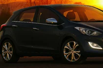 Hyundai I-30 2012–2017 Sidorutelist (HB, rostfritt stål) foto 1