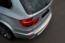BMW X5 E70 2007–2013 Bakre stötfångarskydd OmsaLine (rostfritt) foto 3