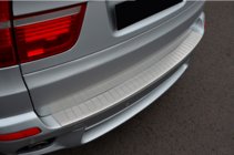 BMW X5 E70 2007–2013 Bakre stötfångarskydd OmsaLine (rostfritt) foto 2