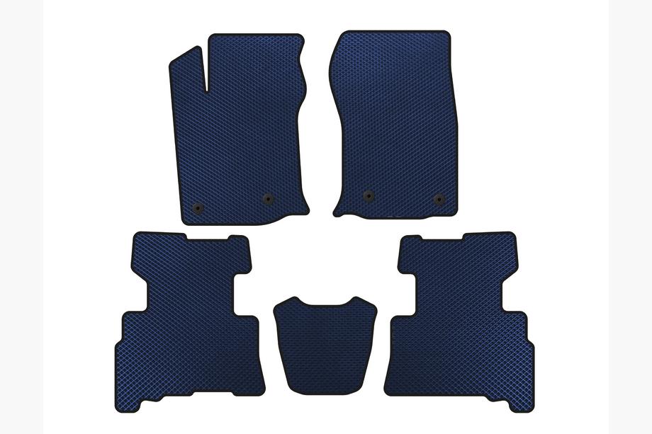 Toyota 4Runner 2009–2024 EVA bilmattor (2 rader, 2014-2024, 7-sits, blå) Image