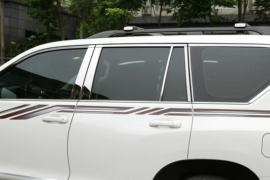 Toyota Land Cruiser Prado 150 2009–2023 Kromlister för dörrstolpar (8 st, rostfritt) Image
