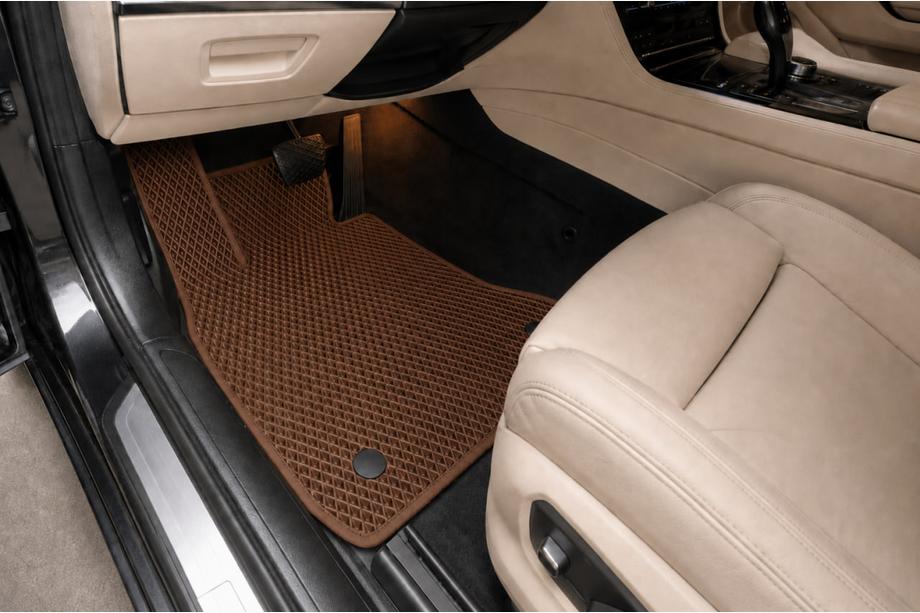 BMW 7-serien F01/F02 2008–2015 EVA-bilmattor (för F01, bruna) Foto 1