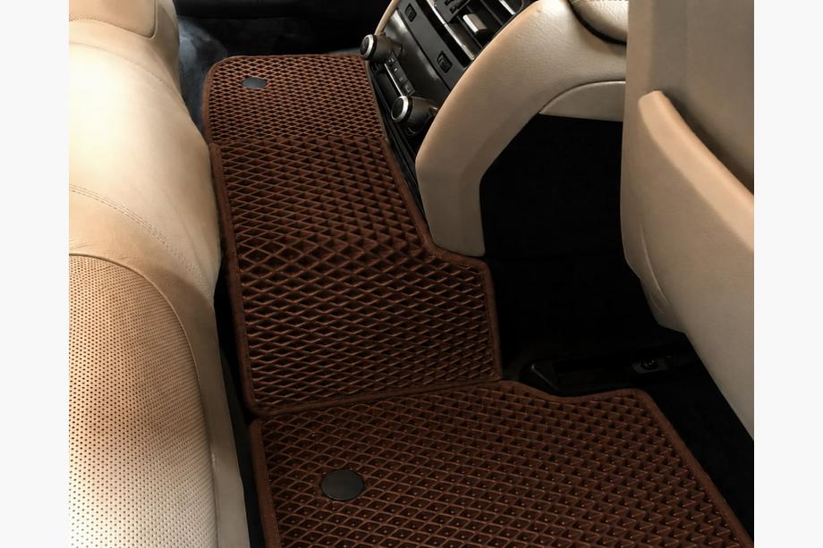 BMW 7-serien F01/F02 2008–2015 EVA-bilmattor (för F01, bruna) Foto 3