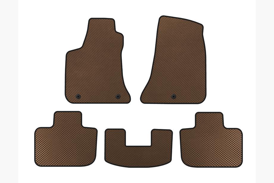 Chrysler C300 2011–2023 EVA bilmattor V1 (Brun) Image