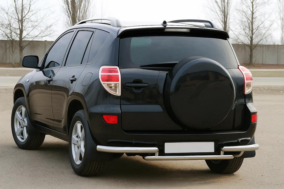 Toyota Rav 4 2006–2013 Rostfria bakljusramar 2006-2009 (2 st) Image