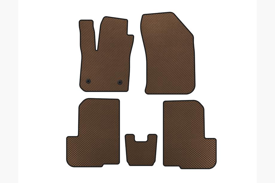 Dacia Lodgy 2012–2022 EVA-bilmattor (2 rader, 7-sits, brun) Image