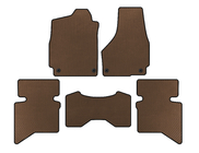 Dodge RAM (DS/DJ/D2) 2009–2024 EVA-golvmattor (2009+, 5-sits/4-sits hytt, Brun) foto 1