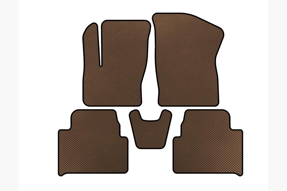 Ford C-Max 2004–2010 EVA bilmattor (brun) Image