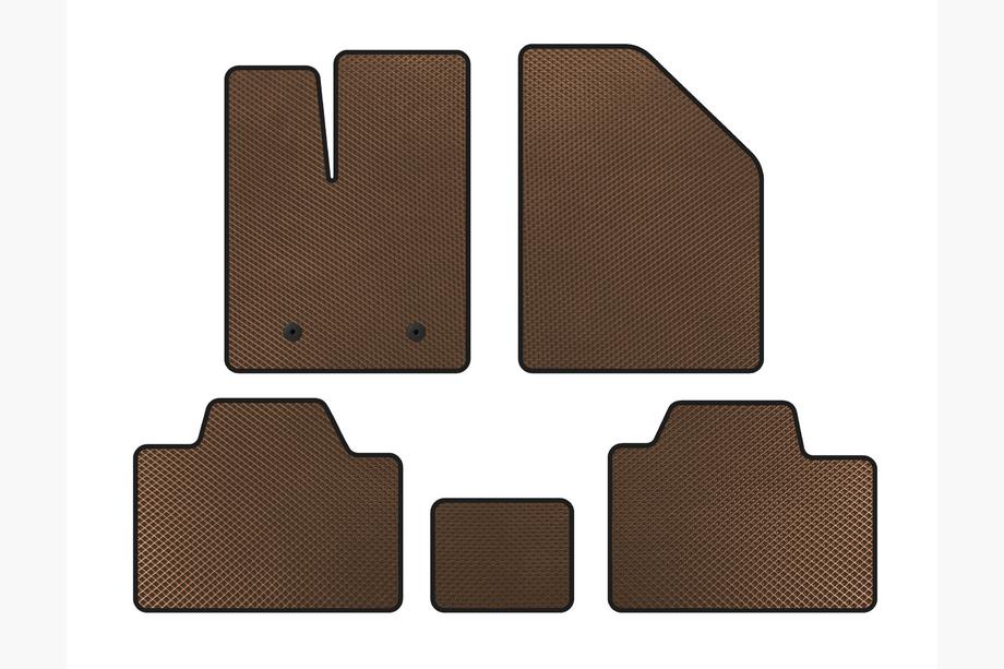 Ford Edge 2006–2014 EVA bilmattor (brun) Image