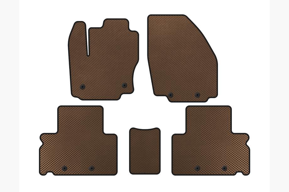 Ford S-Max 2007–2014 EVA bilmattor (brun) Image