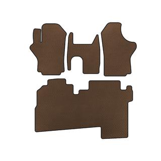 EVA-bilmattor (2004-2007, 2 rader, 8-sits, Brun) Hyundai H200, H1, Starex 1998–2007