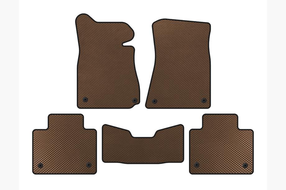 Lexus GS 2011–2020 EVA bilmattor (2011-2015, SD, Ej 4WD, Brun) Image