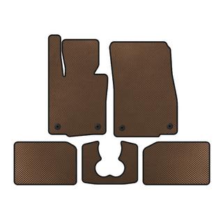 EVA-golvmattor (för S F55, 5-dörrars, bruna) Mini Cooper F55/56/57 2014–2023