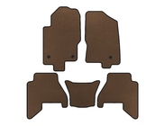 Nissan Pathfinder R51 2005–2014 EVA V2 golvmattor (2 rader, brun, 2010-2014) foto 1