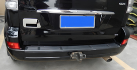 Toyota Land Cruiser Prado 120 2002–2009 Kåpa till bakluckans handtag (rostfritt stål) Carmos - turkiskt stål foto 4