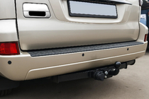Toyota Land Cruiser Prado 120 2002–2009 Kåpa till bakluckans handtag (rostfritt stål) Carmos - turkiskt stål foto 1