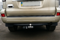 Toyota Land Cruiser Prado 120 2002–2009 Kåpa till bakluckans handtag (rostfritt stål) Carmos - turkiskt stål foto 3
